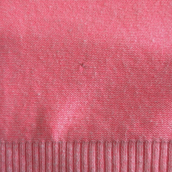 Madewell Linen Blend Sweater Women’s Small Pink Pullover Light Wash Crewneck - Picture 6 of 6